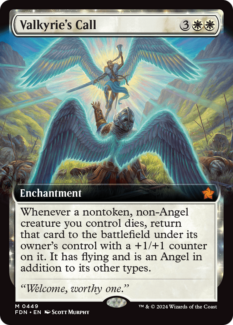 Valkyrie's Call (FDN-449) - : (Extended Art) Foil