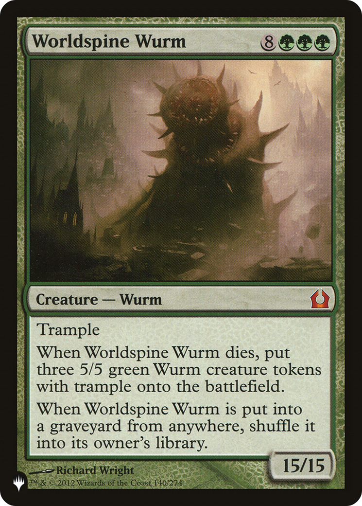 Worldspine Wurm (LIST-RTR-140) -