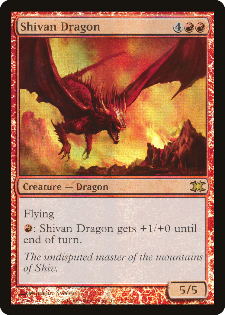 Shivan Dragon (DRB-013) -  Foil