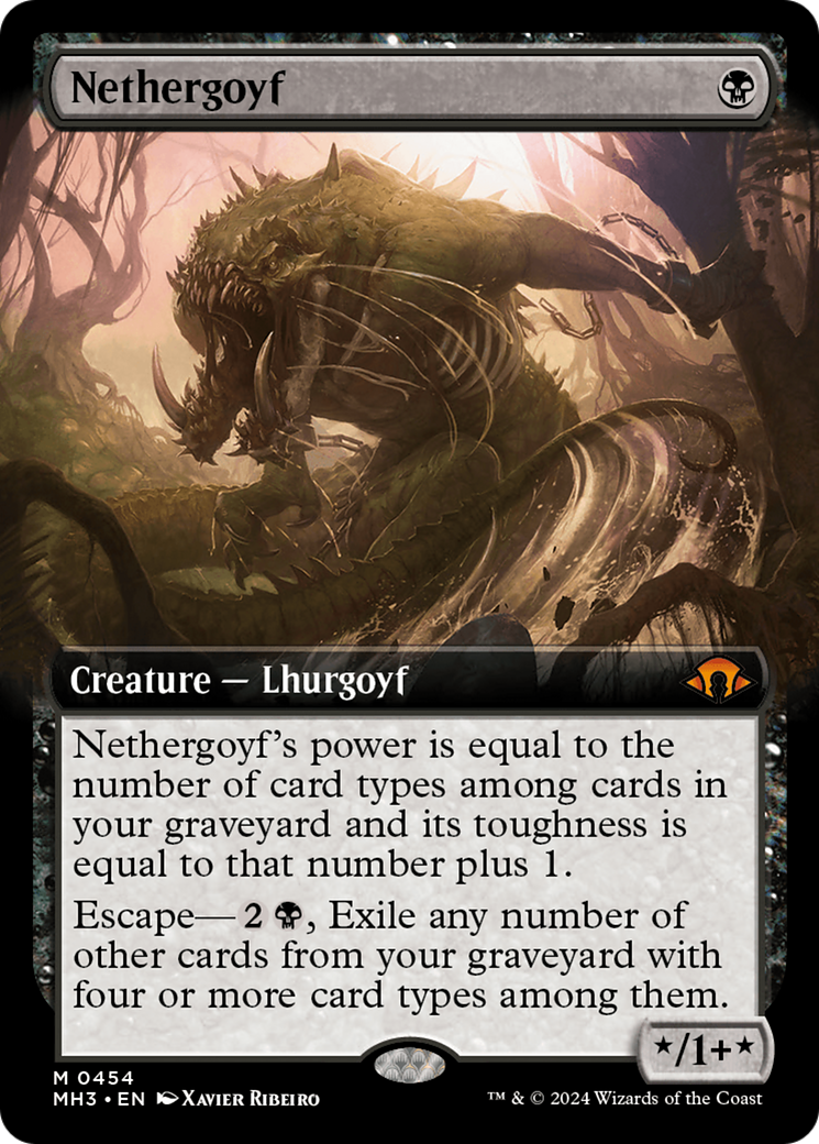 Nethergoyf (MH3-454) - : (Extended Art) Foil