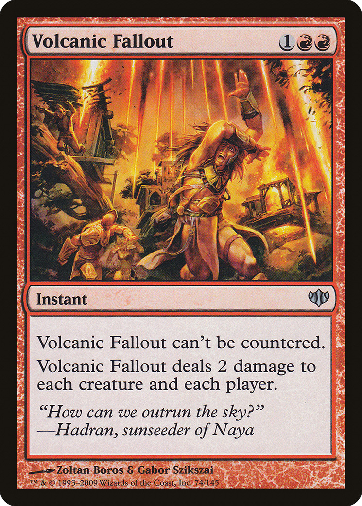 Volcanic Fallout (CON-074) -  Foil