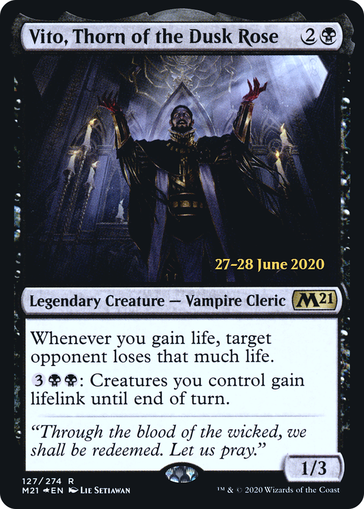 Vito, Thorn of the Dusk Rose (PRE-127S) -  Foil