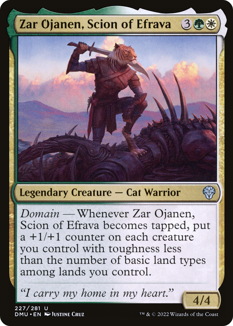 Zar Ojanen, Scion of Efrava (DMU-227) -  Foil