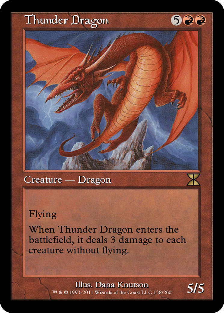 Thunder Dragon (ME4-138) -  Foil