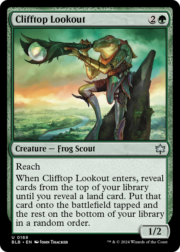 Clifftop Lookout (BLB-168) -  Foil