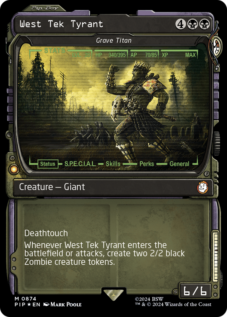 Grave Titan (PIP-874) -  / West Tek Tyrant: (Showcase) Foil