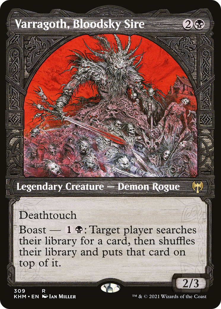 Varragoth, Bloodsky Sire (KHM-309) - : (Showcase) Foil