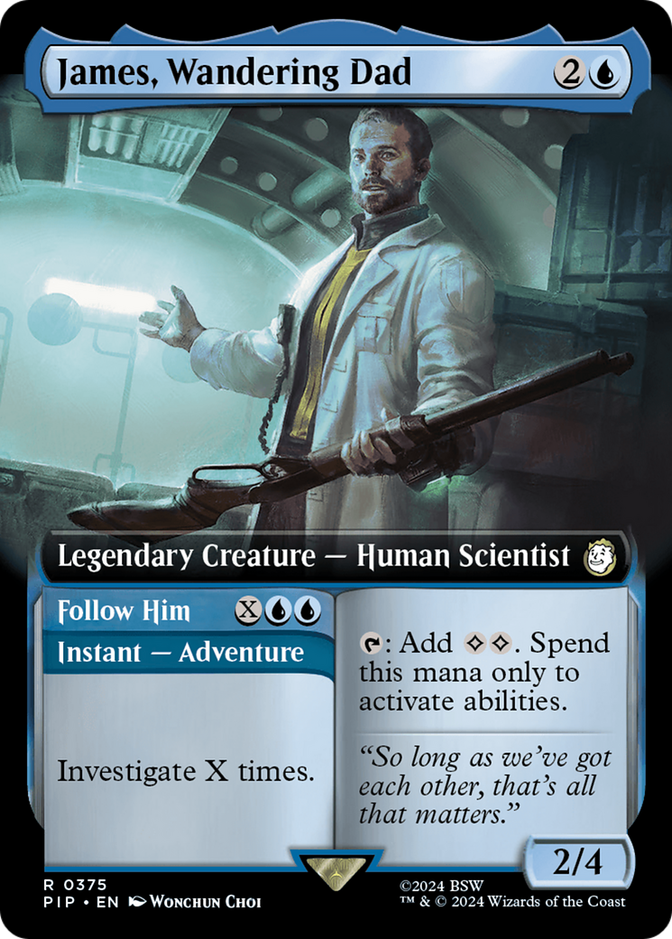 James, Wandering Dad // Follow Him (PIP-375) - : (Extended Art) Foil