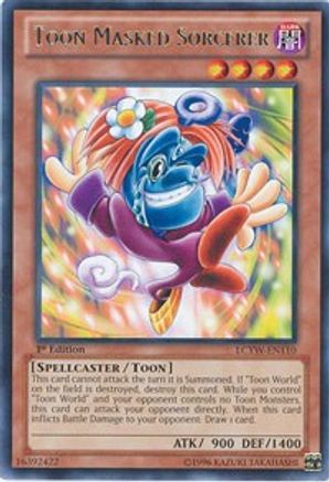 Toon Masked Sorcerer (LCYW-EN110) - Legendary Collection 3: Yugi's World Unlimited