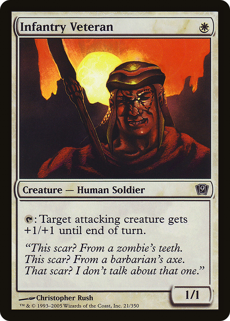 Infantry Veteran (9ED-21★) -  Foil