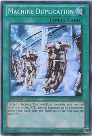 Machine Duplication (LCYW-EN145) - Legendary Collection 3: Yugi's World 1st Edition