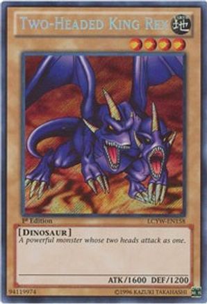 Two-Headed King Rex (LCYW-EN158) - Legendary Collection 3: Yugi's World 1st Edition