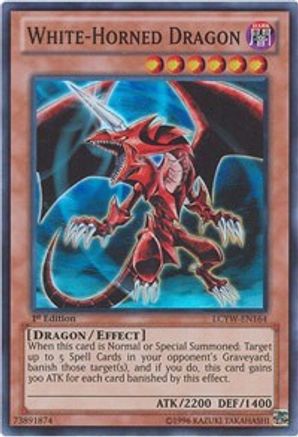 White-Horned Dragon (LCYW-EN164) - Legendary Collection 3: Yugi's World 1st Edition