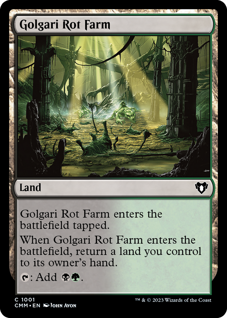 Golgari Rot Farm (CMM-1001) -