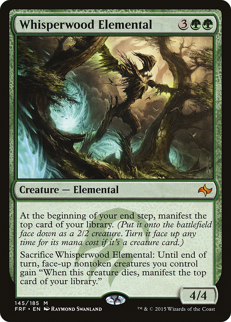 Whisperwood Elemental (FRF-145) -  Foil