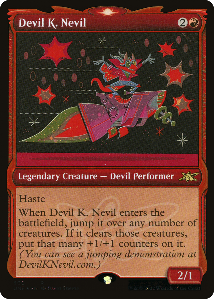 Devil K. Nevil (UNF-500) - : (Showcase) Foil