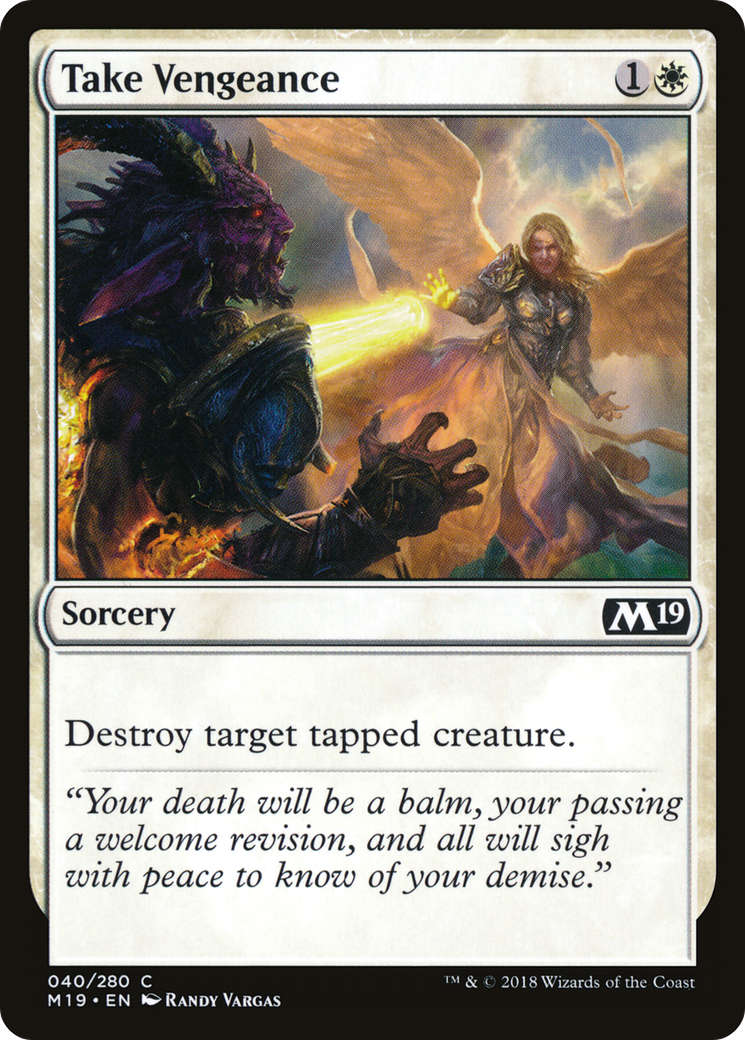 Take Vengeance (M19-040) -  Foil