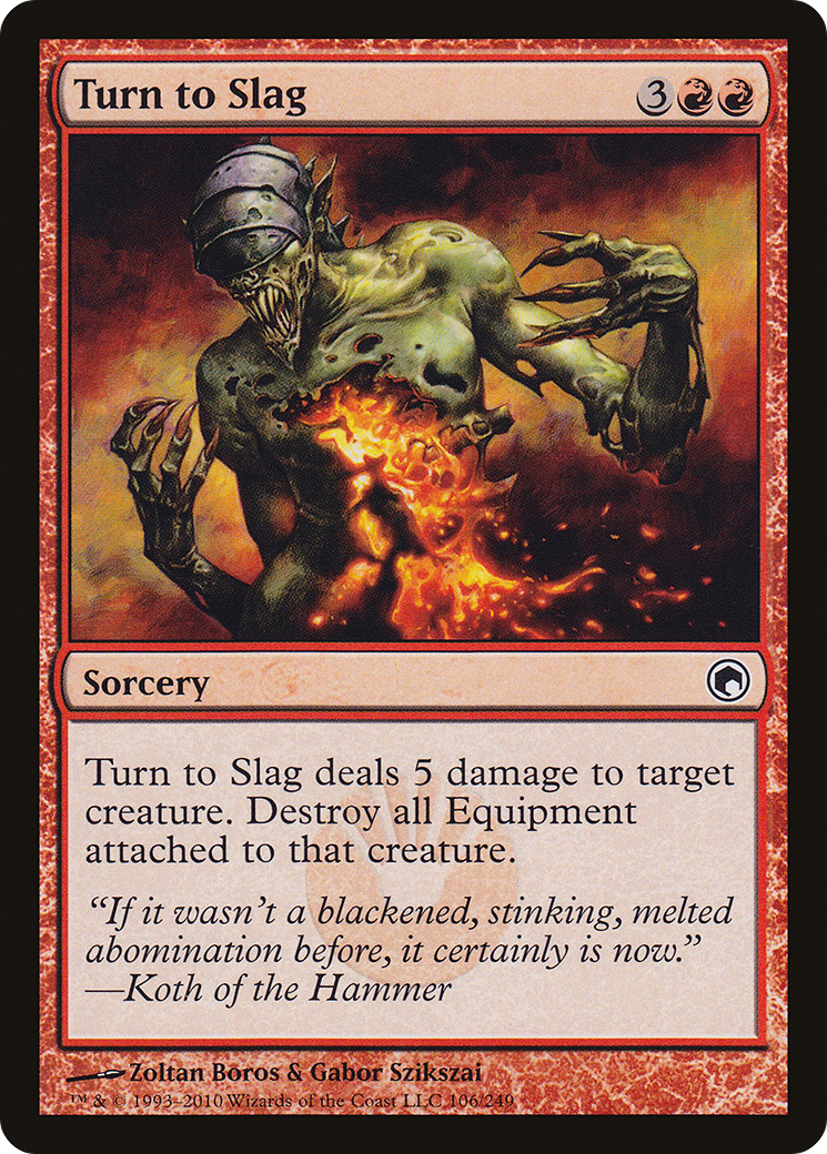 Turn to Slag (SOM-106) -  Foil