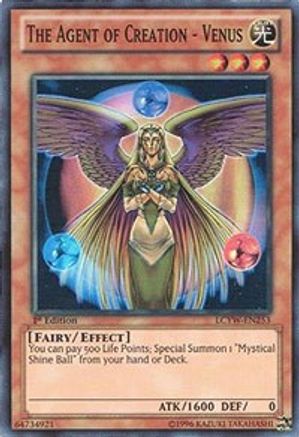 The Agent of Creation - Venus (LCYW-EN253) - Legendary Collection 3: Yugi's World 1st Edition