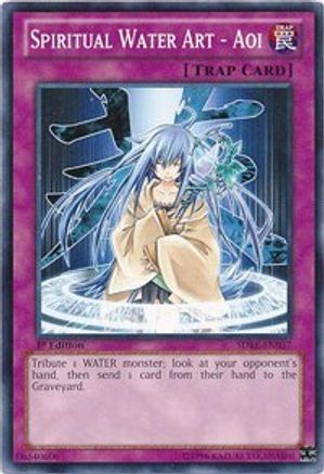 Spiritual Water Art - Aoi (SDRE-EN037) - Structure Deck: Realm of the Sea Emperor 1st Edition