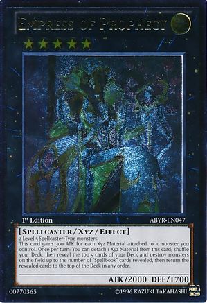 Empress of Prophecy (UTR) (ABYR-EN047) - Abyss Rising 1st Edition