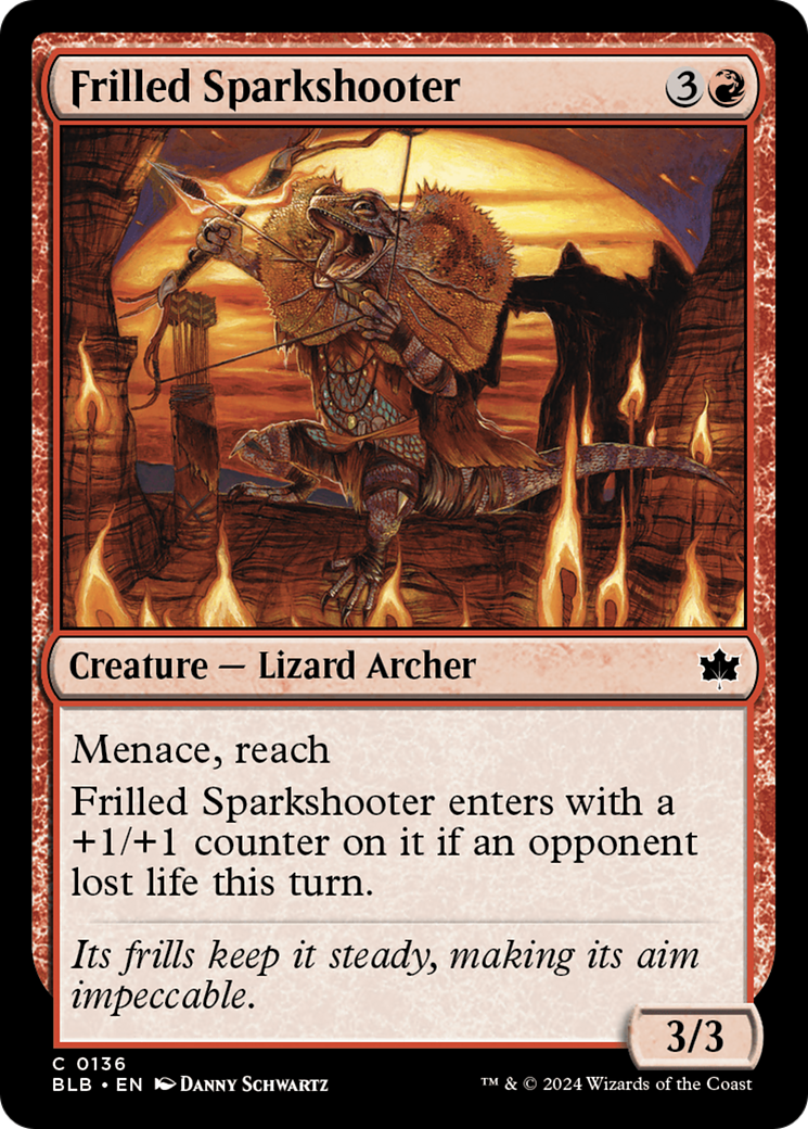 Frilled Sparkshooter (BLB-136) -  Foil