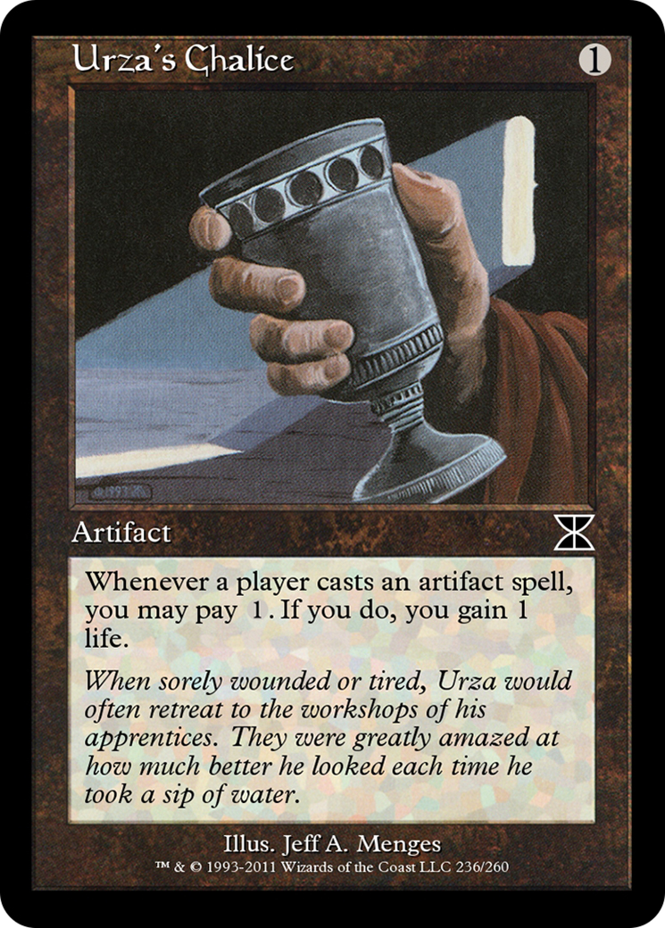 Urza's Chalice (ME4-236) -  Foil