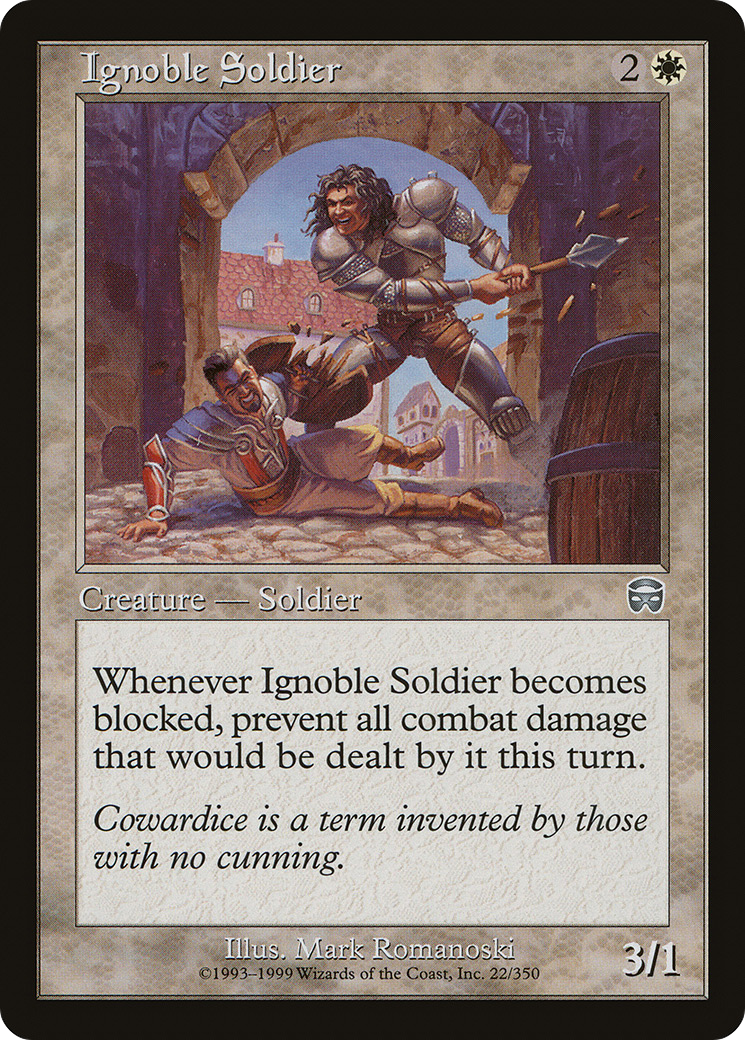 Ignoble Soldier (MMQ-022) -  Foil