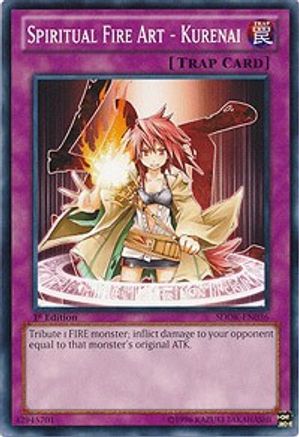 Spiritual Fire Art - Kurenai (SDOK-EN036) - Structure Deck: Onslaught of the Fire Kings 1st Edition