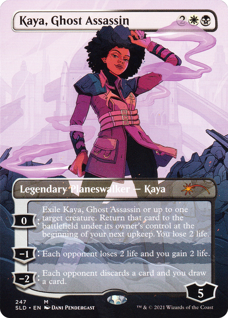 Kaya, Ghost Assassin (SLD-247) -  (Borderless) Foil