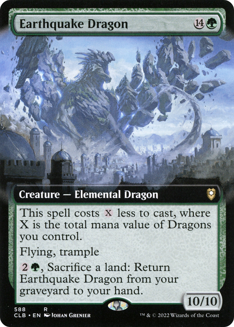 Earthquake Dragon (CLB-588) - : (Extended Art)