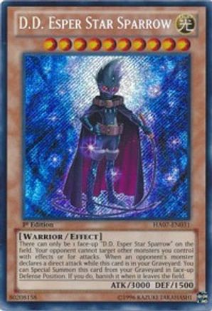 D.D. Esper Star Sparrow (HA07-EN031) - Hidden Arsenal 7: Knight of Stars 1st Edition