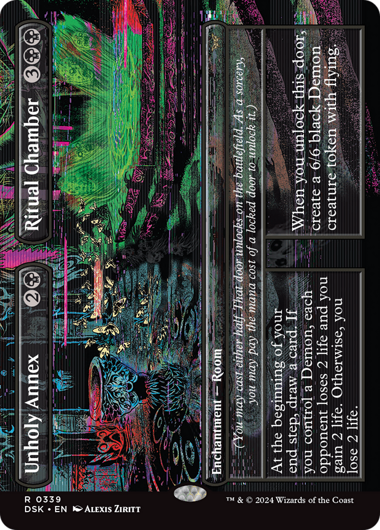 Unholy Annex // Ritual Chamber (DSK-339) -  (Borderless) Foil