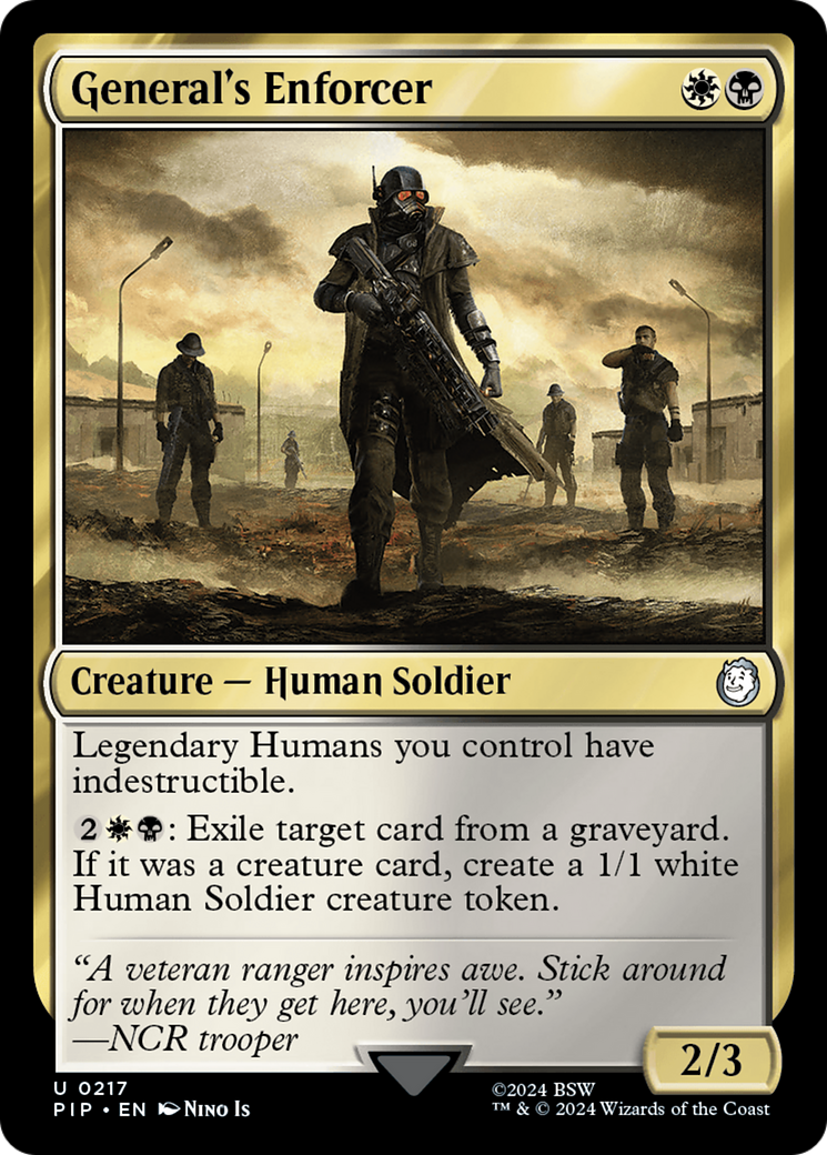 General's Enforcer (PIP-217) -  Foil