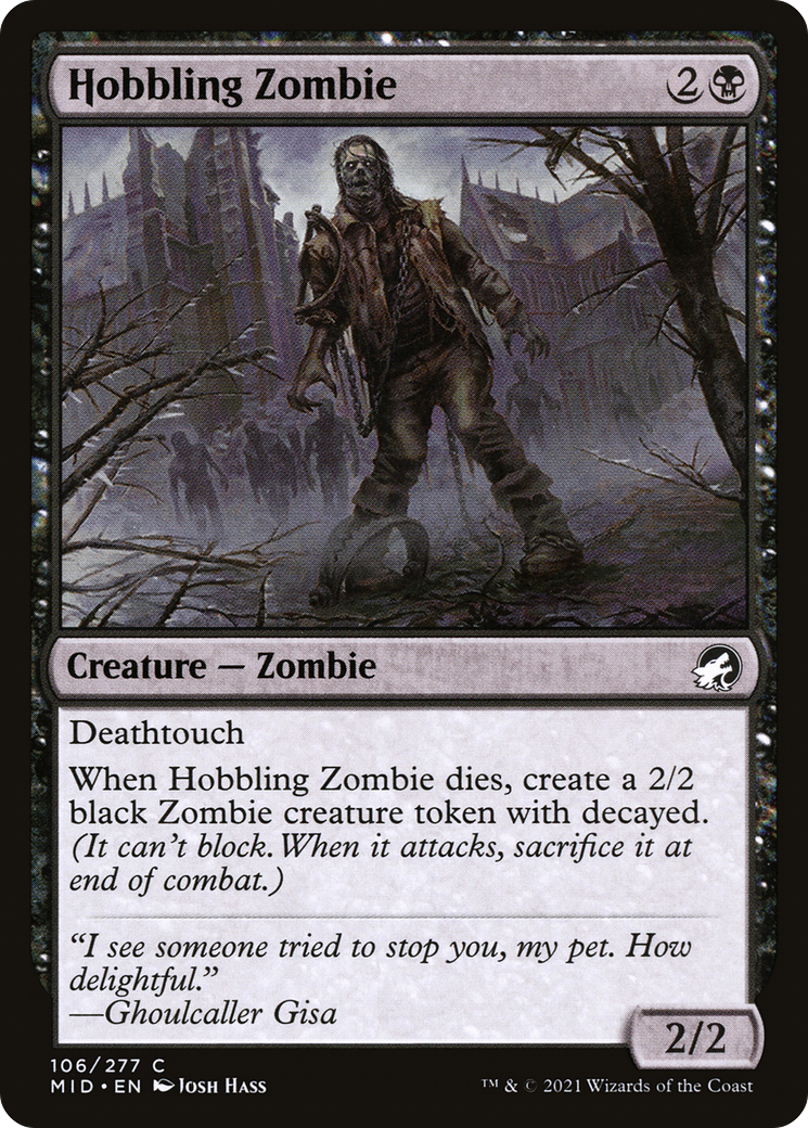 Hobbling Zombie (MID-106) -  Foil