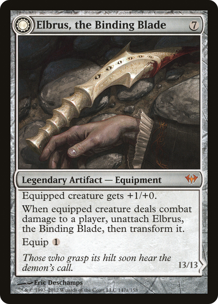 Elbrus, the Binding Blade // Withengar Unbound (DKA-147) - : (Double Faced Transform) Foil