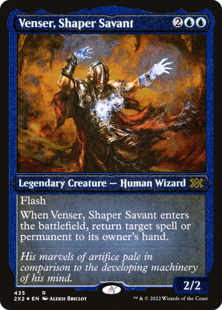 Venser, Shaper Savant (2X2-435) -  Etched Foil