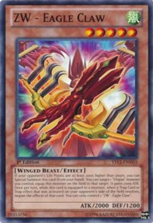 ZW - Eagle Claw (YS13-ENV03) - Super Starter: V for Victory Power-Up Pack 1st Edition