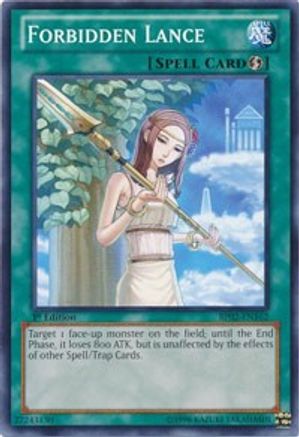 Forbidden Lance (BP02-EN162) - Battle Pack 2: War of the Giants Unlimited