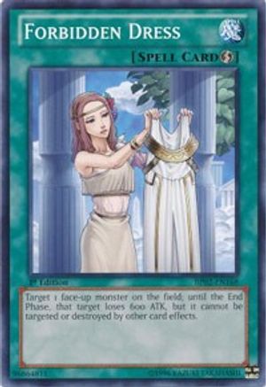 Forbidden Dress (BP02-EN168) - Battle Pack 2: War of the Giants Unlimited