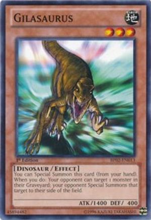 Gilasaurus (BP02-EN013) - Battle Pack 2: War of the Giants 1st Edition