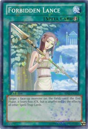 Forbidden Lance (Mosaic Rare) (BP02-EN162) - Battle Pack 2: War of the Giants Unlimited