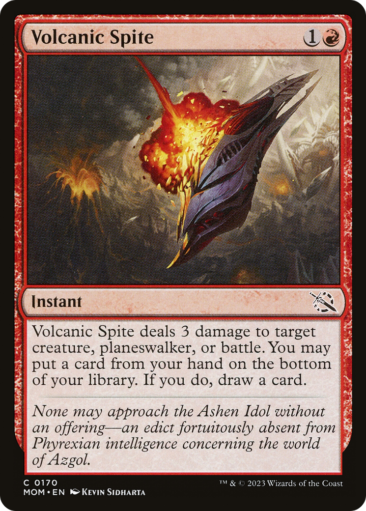 Volcanic Spite (MOM-170) -  Foil