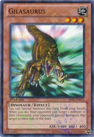 Gilasaurus (Mosaic Rare) (BP02-EN013) - Battle Pack 2: War of the Giants Unlimited