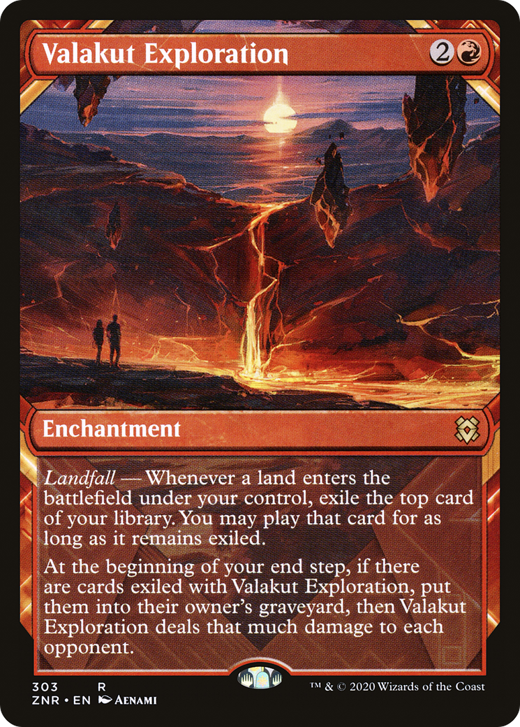 Valakut Exploration (ZNR-303) - : (Showcase) Foil