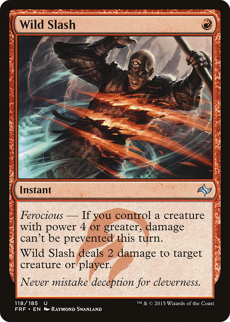 Wild Slash (FRF-118) -  Foil