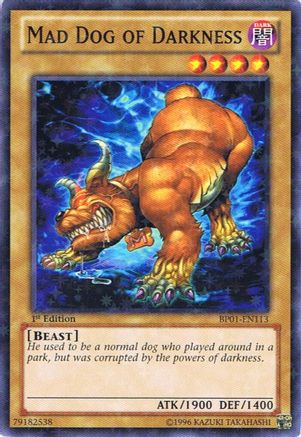 Mad Dog of Darkness (Starfoil) (BP01-EN113) - Battle Pack: Epic Dawn 1st Edition