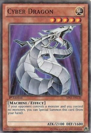 Cyber Dragon (Starfoil) (BP01-EN138) - Battle Pack: Epic Dawn 1st Edition