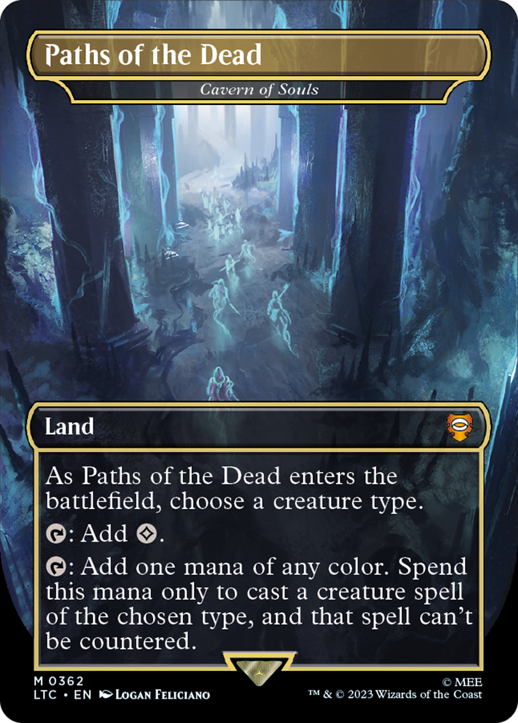 Cavern of Souls (LTC-362) -  / Paths of the Dead (Borderless)