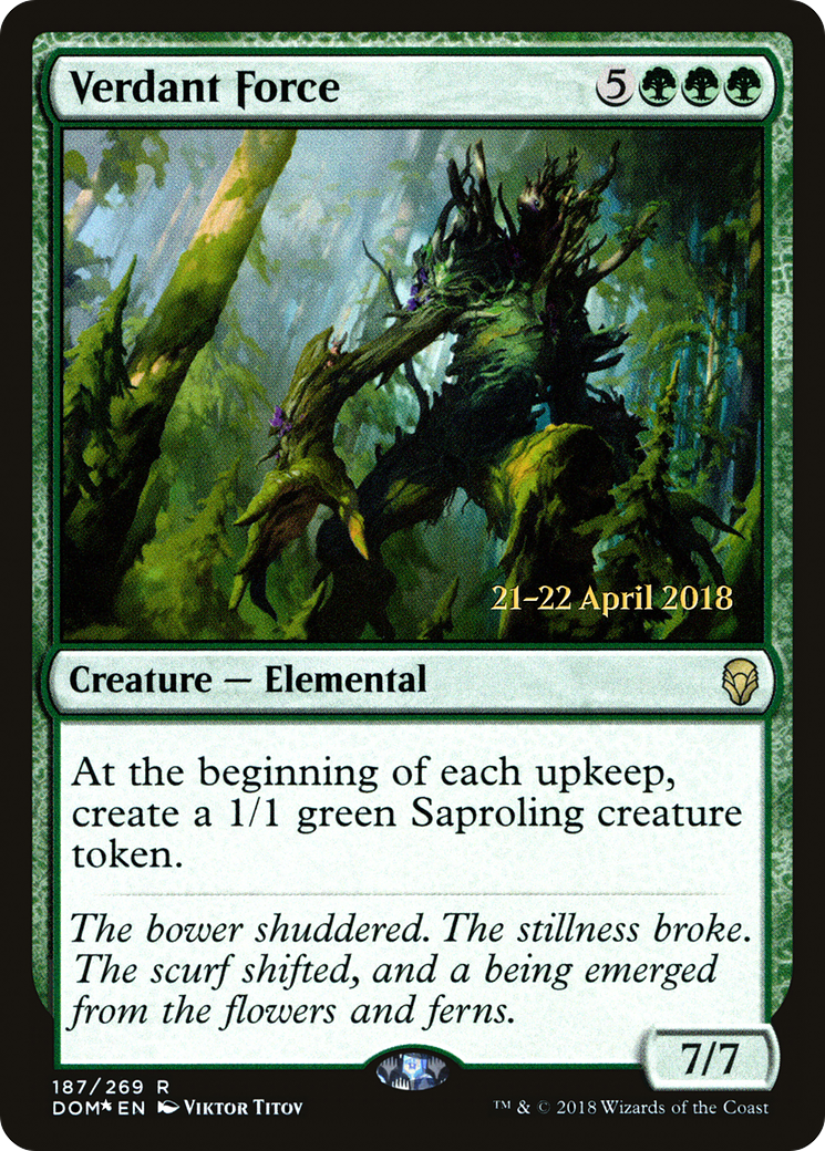 Verdant Force (PRE-187S) -  Foil